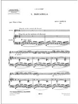 Barcarola et Scherzo - Alfredo Casella - Partition
